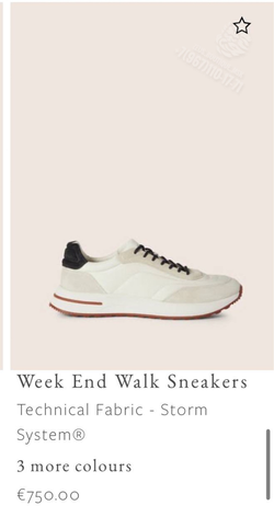 Кроссовки Loro Piana Week End Walk