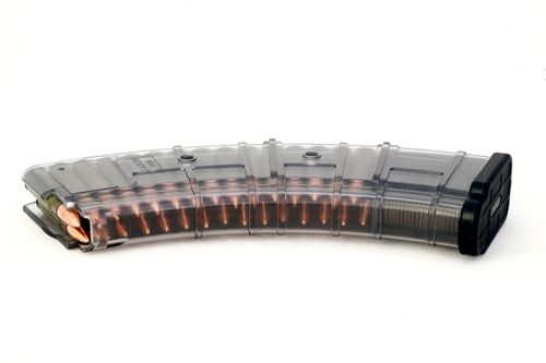 Магазин PufGun для Сайга-МК, 7,62×39, 30 патронов, прозрачный
