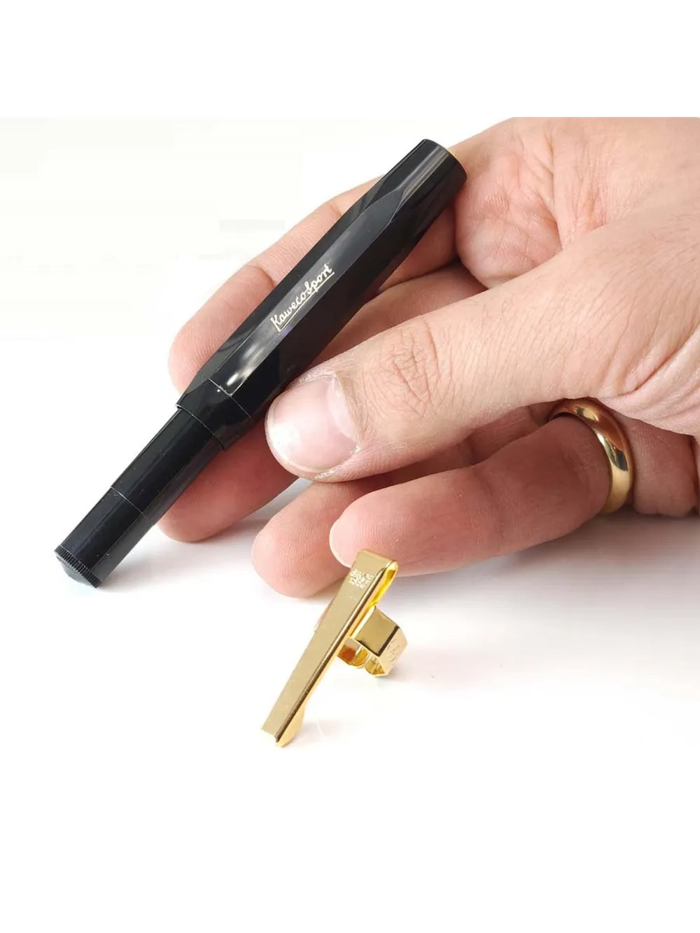 Перьевая ручка Kaweco CLASSIC SPORT Black EF (10000044) 0.5мм, черный корпус