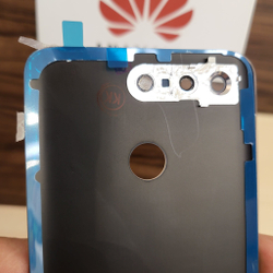 Крышка для Honor View 20 - задняя стеклянная панель "Хорошее качество" (красного цвета)