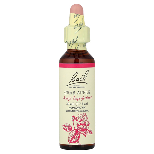 Bach, Original Flower Remedies, крабовое яблоко, 20 мл (0,7 жидк. унц.)