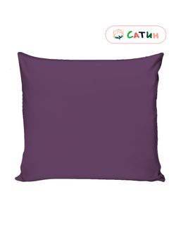 Наволочка 1 шт сатин Milky Garden "Purple" 70x70 см на молнии