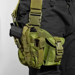 Кобура набедренная на платформе Molle олива