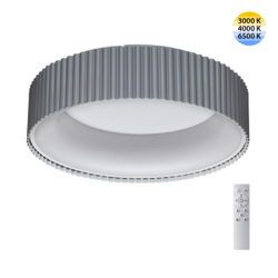7713/56L AVRA LED SN 574 Светильник металл/акрил/белый/серый LED 56Вт 3000-6500К D460 IP20 пульт ДУ SHARMEL