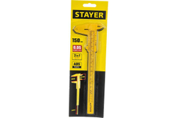 Штангенциркуль Stayer STANDARD пластмассовый, 150 мм 3440_z02
