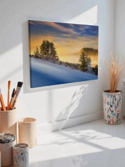 Картина на стену 40 X 50 Зимний пейзаж