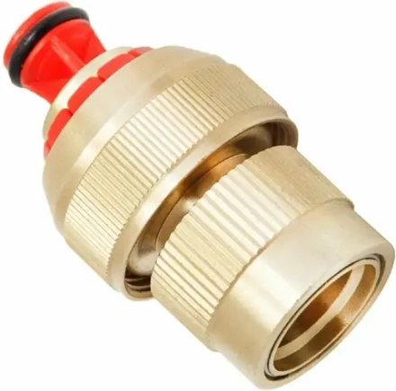 Коннектор 1/2" с аквастопом латунь