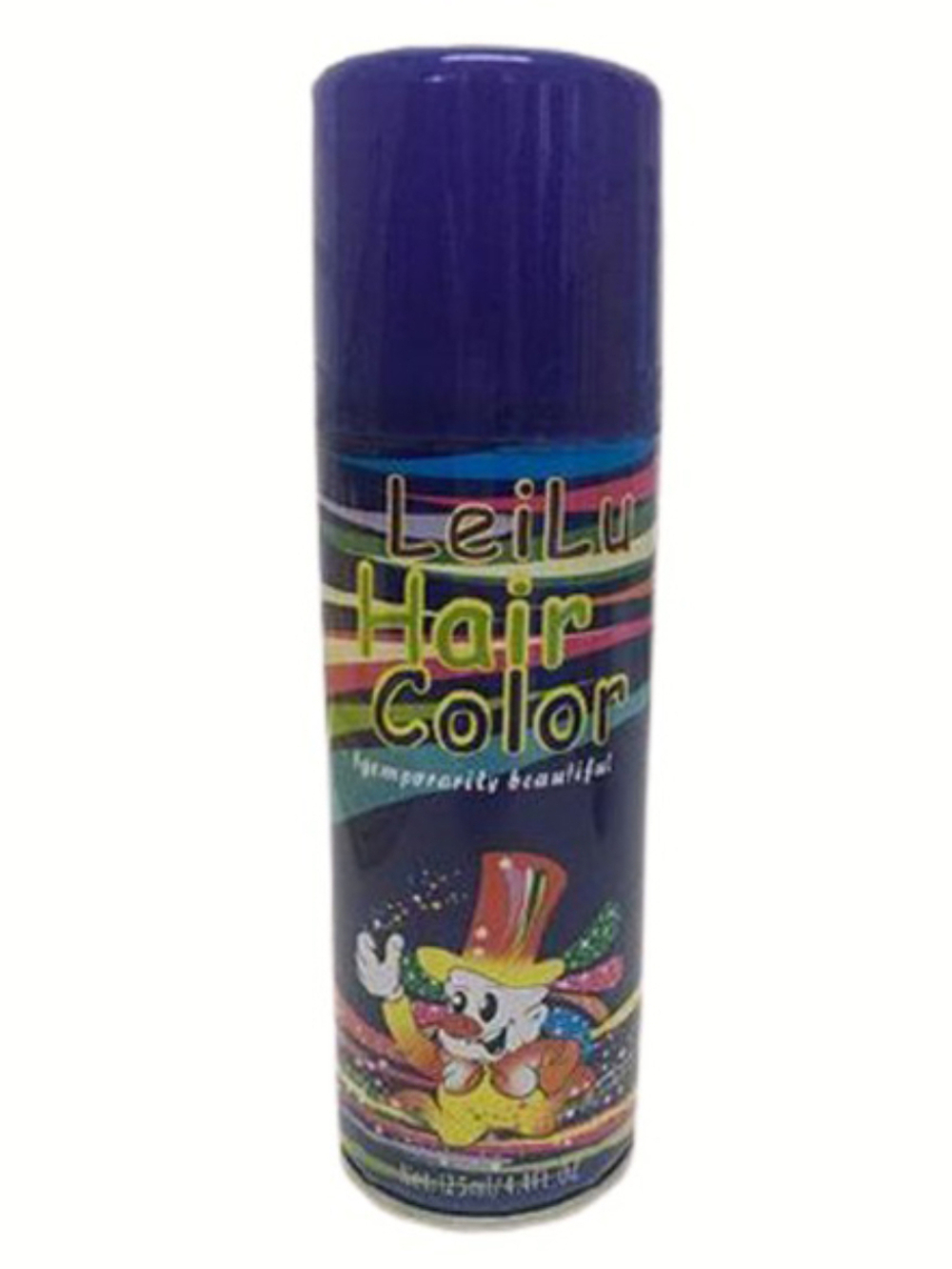 Leilu Hair Color Purple - Цветной лак для волос Фиолетовый 125 мл