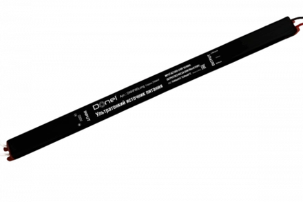 Donel Блок питания 60W DC24V, 2.5А, IP67, 313x18x15мм,серия: DN8HF
