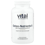 Vital Nutrients, Osteo-Nutrients II с витамином K2-7, 240 вегетарианских капсул