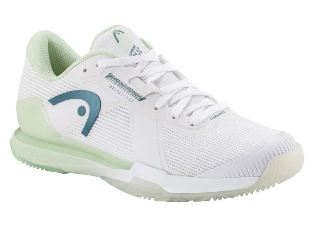 Женские кроссовки для padel Head Sprint Pro 4.0 Padel - white/green