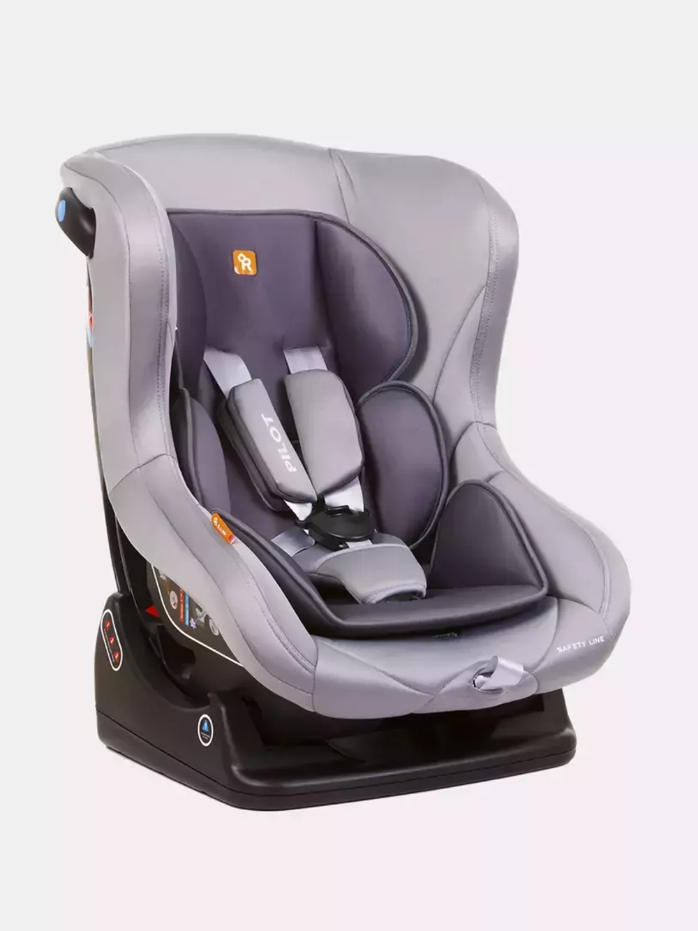 Автокресло LB-777 "Pilot" Safety line (Storm Grey) группа 0-1 (0-18 кг)