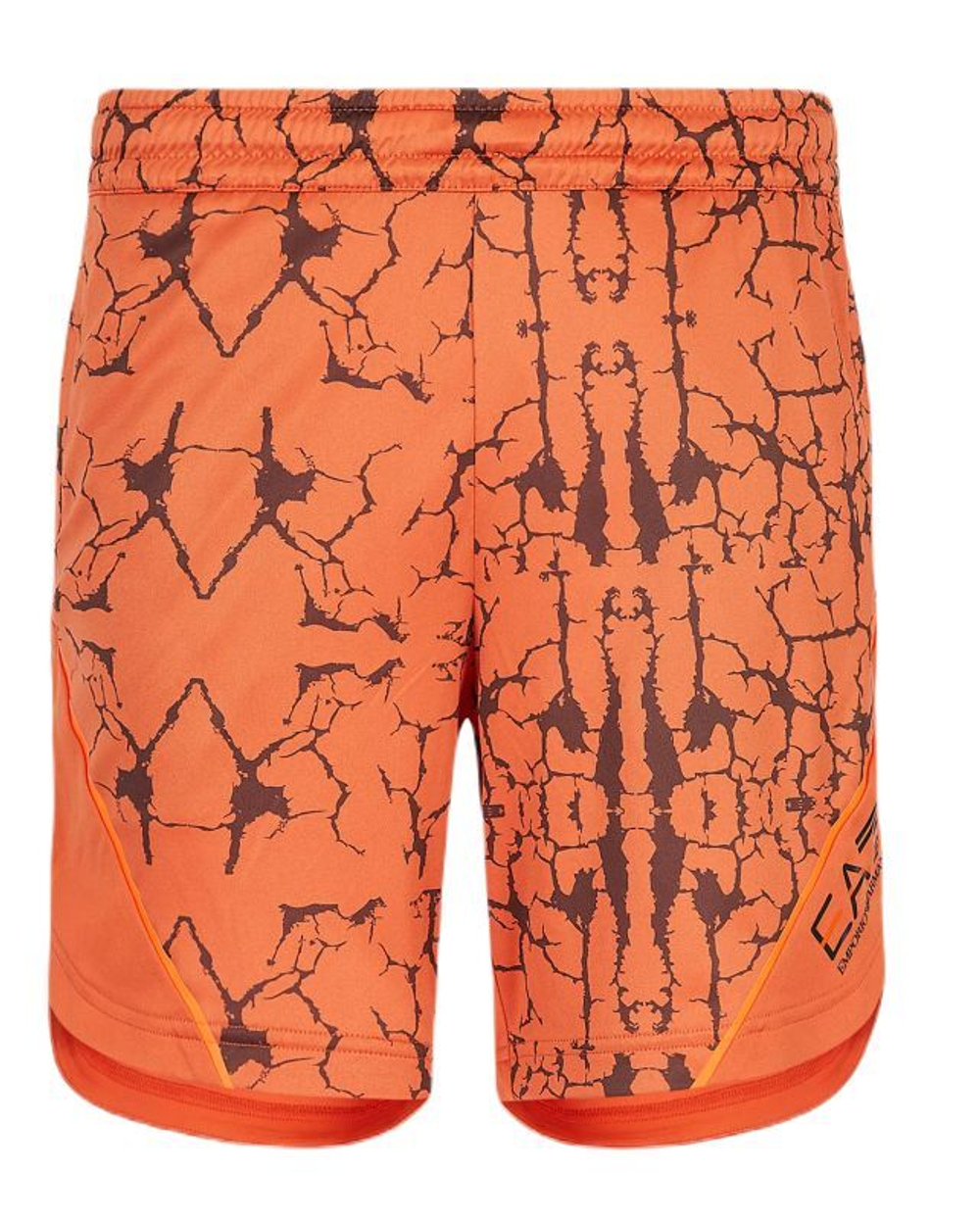 Мужские теннисные шорты EA7 Man Woven Shorts - Коричневый