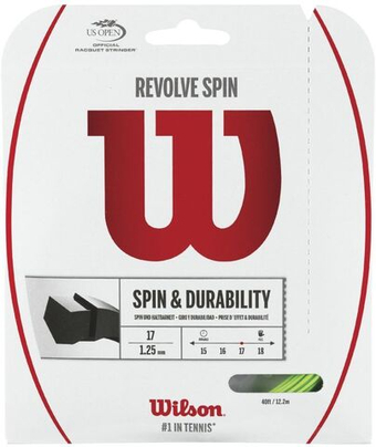 Теннисные струны Wilson Revolve Spin (12,2 m) - зеленый