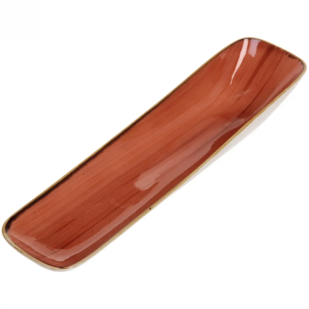 Тарелка керамическая «Corsica orange» сервировочная 36*9,5*5,5см