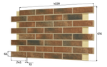 Термопанель ППУ Element Klinker Loft Brick Curry 102,8 x 61,6