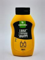 Горчица Herkkumaa LINNA 7 видов перца, 300 г (Финляндия)