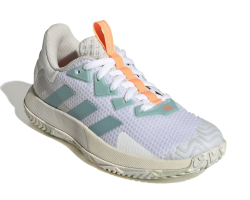Женские Кроссовки теннисные Adidas Sole Match Control W - cloud white/mint ton/orbit grey
