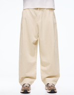 Мужские брюки super baggy fit с льном - BERSHKA