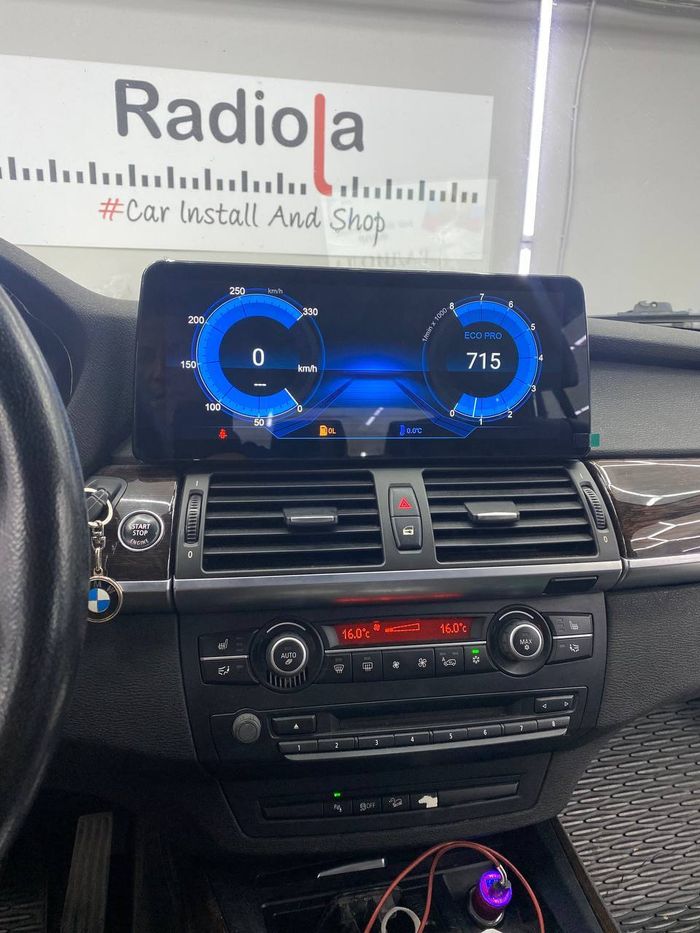 Магнитола для BMW X5 (E70), X6 (E71) 2009-2014 CIC - RDL-1225 монитор 12.3" на Android 13, Быстрая, CarPlay, 4G SIM-слот