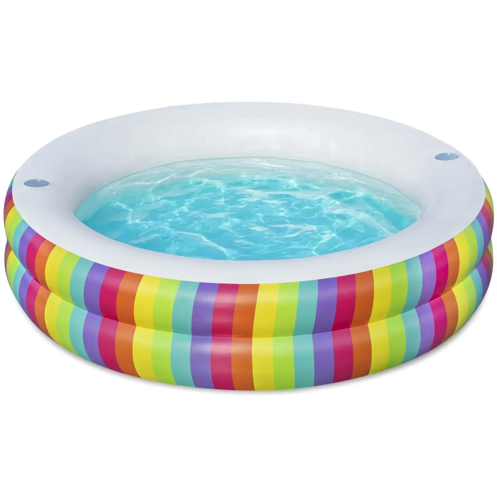 Бассейн надувной круглый 206*51 см Rainbow Dreams Family Pool Bestway (54443)