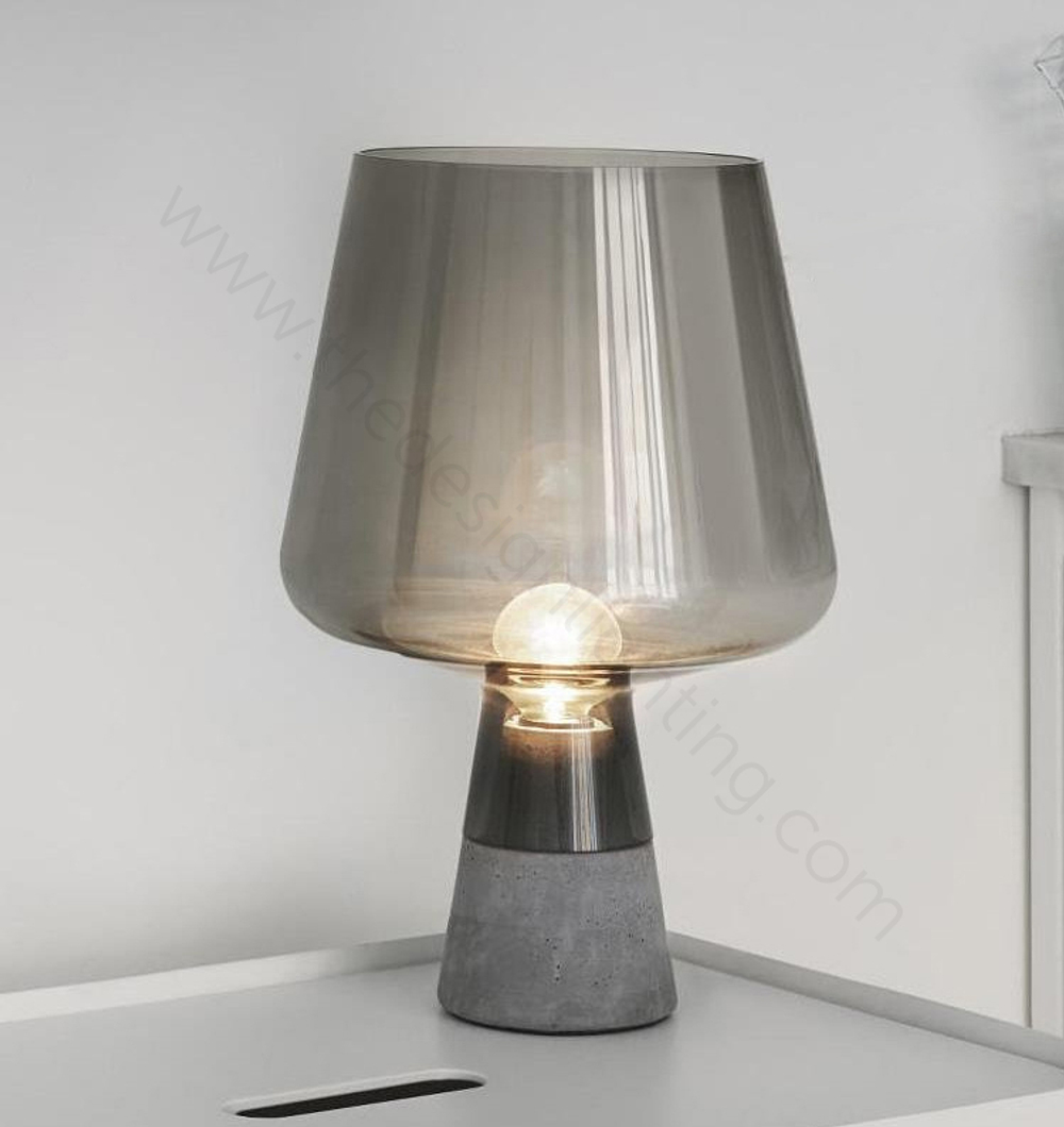 Table design lamp Glass  ( Smoky )