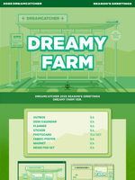 товары DREAMCATCHER - 2025 SEASON'S GREETINGS DREAMY FARM Version