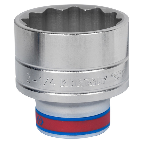 KING TONY (633072S) Головка торцевая стандартная двенадцатигранная 3/4", дюймовая 2-1/4"