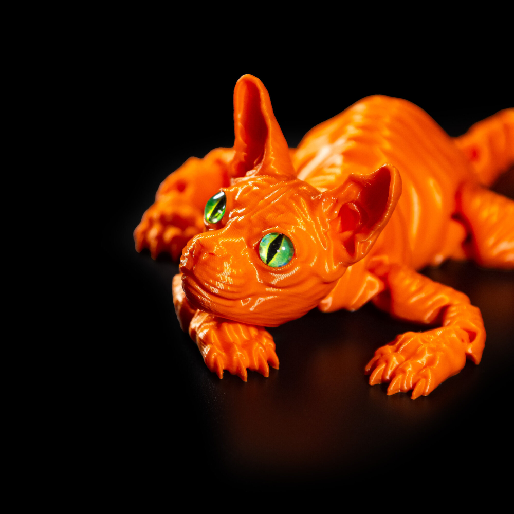 Подвижный кот Сфинкс, игрушка антистресс