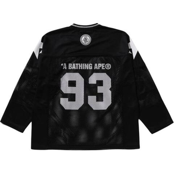 A Bathing Ape Line Camo Multilogo Relaxed Fit Football Jersey черный