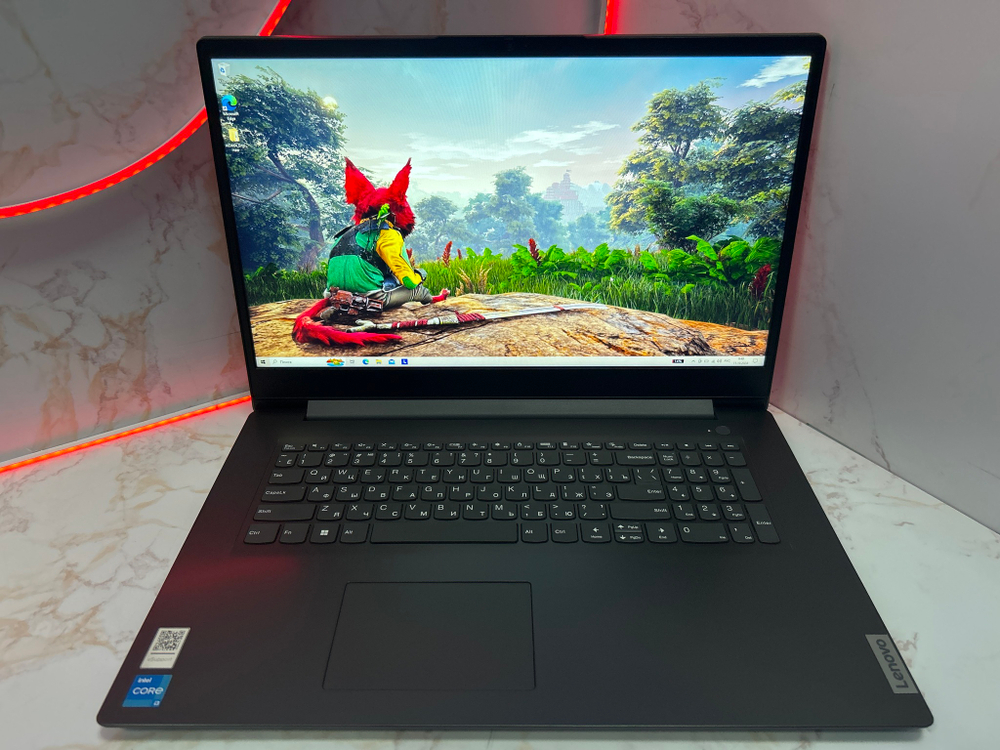 Ноутбук Lenovo V17 G2 ITL (82NX00CLRU) 17.3"/Intel Core i3-1115G4/RAM 8GB/SSD 256GB/Intel UHD/1920*1080/IPS/DOS/Подсветка кл-ры: LED/серый