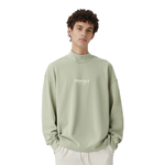 Толстовка Fear of God Essentials SS22 Relaxed Mockneck Seafoam Logo, FOG-SS22-155