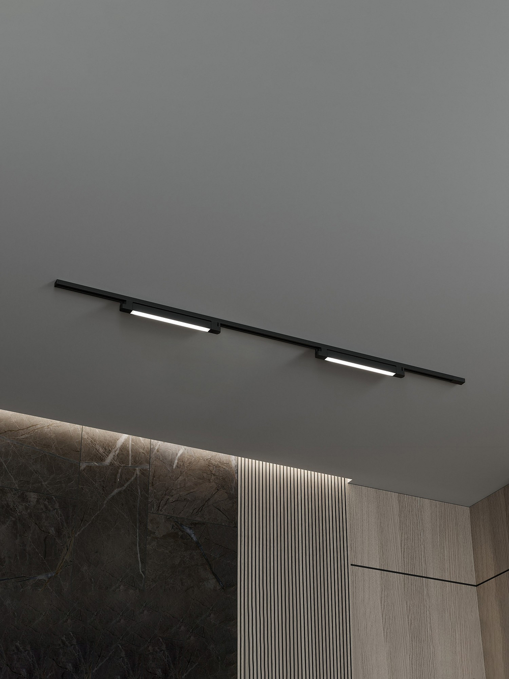 Комплект трековый Hesby Lighting No1 однофазная накладная Skylite HSBL_kompl_S001_NI2B4K
