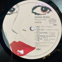 Винтажная виниловая пластинка LP Diana Ross Silk Electric (Japan 1982) (Obi)