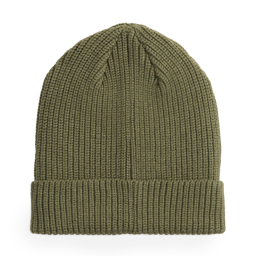 Шапка PUMA ESS №1 Logo Patch Mid Crown Beanie, 02748602, полиэстер, оливковый