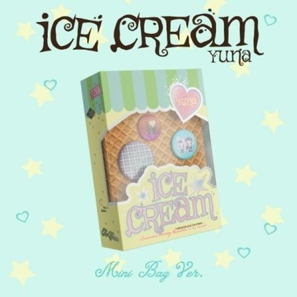 товары YUNA (ITZY) - ICE CREAM 1st Mini Album MINI BAG (MD) Version