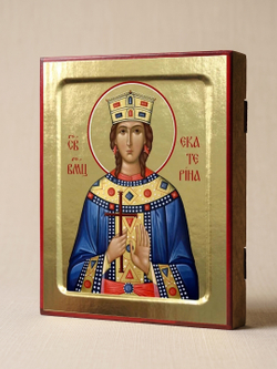 Икона Екатерины, великомученицы (поясная) на дереве: 125 х 160 (Синопсисъ)