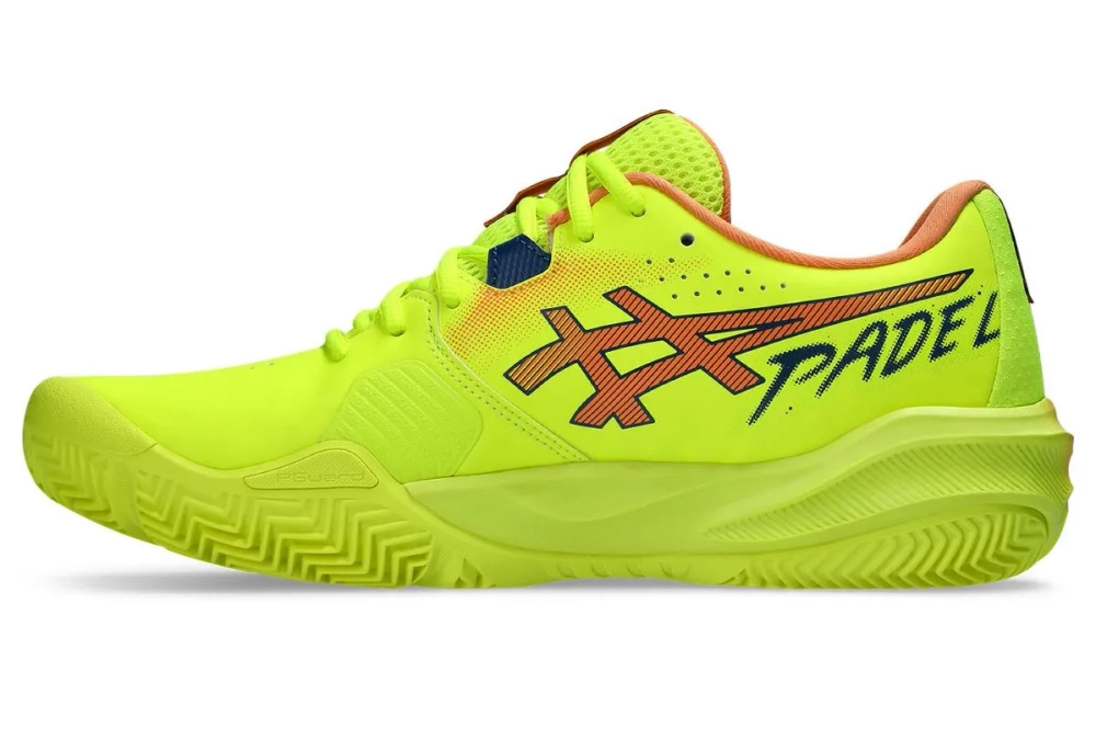 Мужские кросовки для Padel Asics Gel-Challenger 15 Padel L.E. - safety yellow/twilight blue