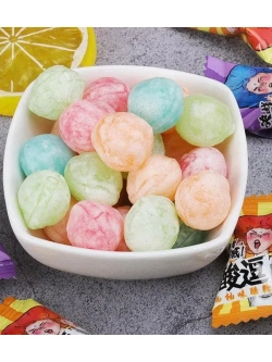 Супер кислые леденцы со вкусом Грейпфрута 65 г * 3 шт