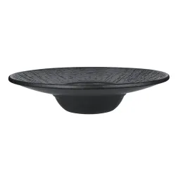 Тарелка глубокая 250 мл d 27 см h6,3 см для пасты, для супа Black Raw Wood P.L. Proff Cuisine [4]