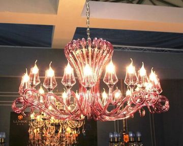 murano chandelier 12- 27 by Arlecchino Arts ( HK)