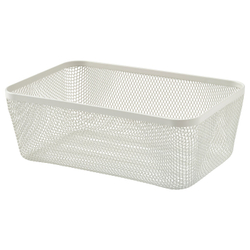 IKEA 365+  (ИКЕА 365+)  -  Корзина для продуктов - металл/белый 30x20x11 см