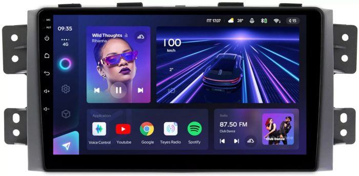 Магнитола для KIA Mohave 2008-2017 - Teyes CC3 Android 10, Быстрая, CarPlay, SIM-слот
