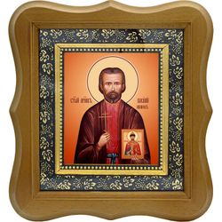 Василий Иванов мученик. Икона на холсте.