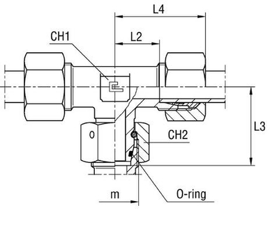 Соединение PNТ DL15 22х1.5 (в сборе)