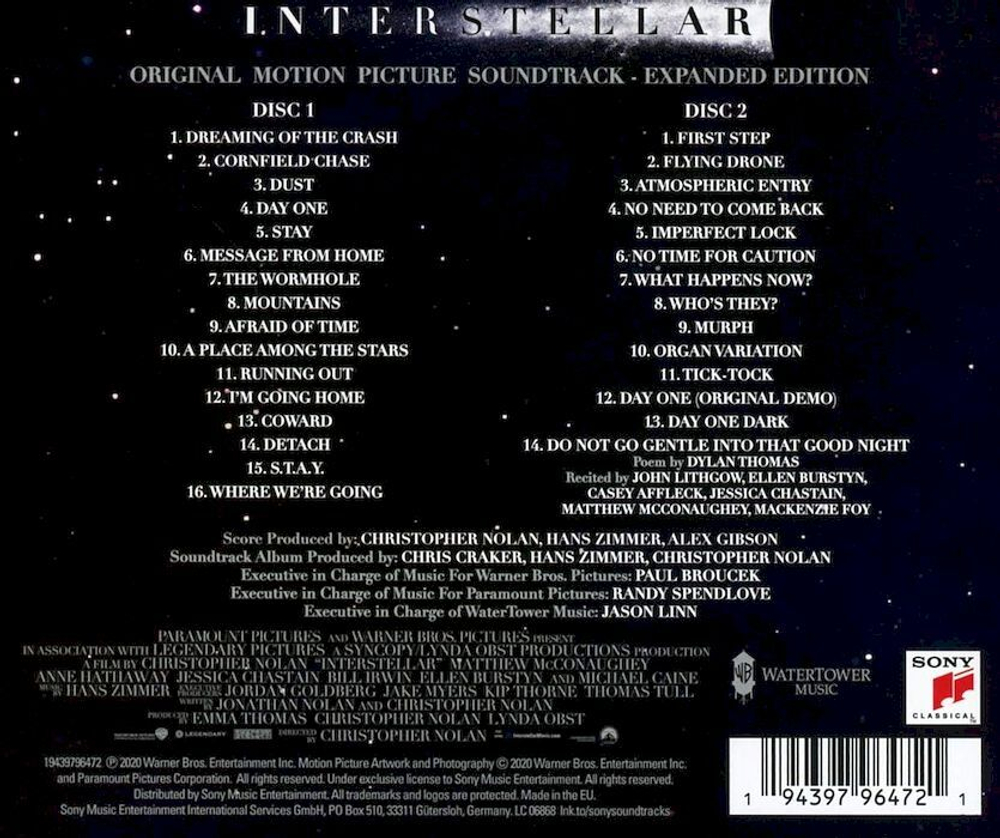 Hans Zimmer — Interstellar (2CD)