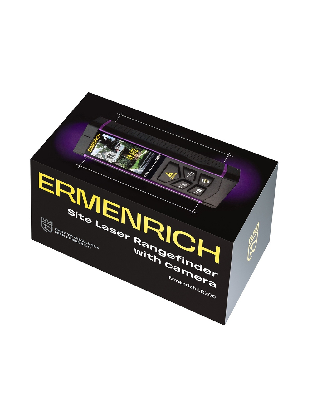 Лазерная рулетка Ermenrich PRO LR200, с камерой