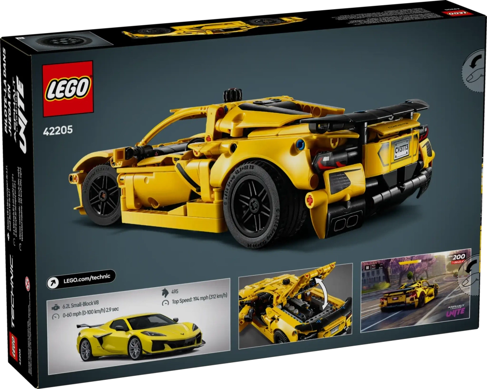 Конструктор LEGO Technic 42205 Chevrolet Corvette Stingray