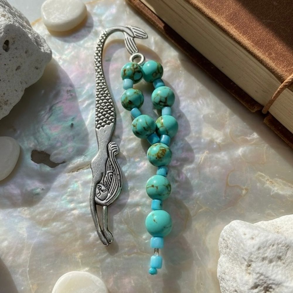 Книжная закладка. 🌊Морская летопись🌊 Перламутр, Говлит Книжная закладка. 🌊Морская летопись🌊 Перламутр, Говлит