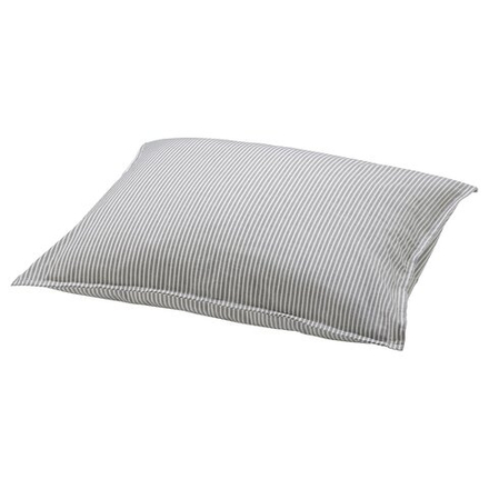 IKEA SOLFIBBLA  (ИКЕА СОЛФИББЛА)  -  Наволочка - серая белая/в полоску 50x60 см